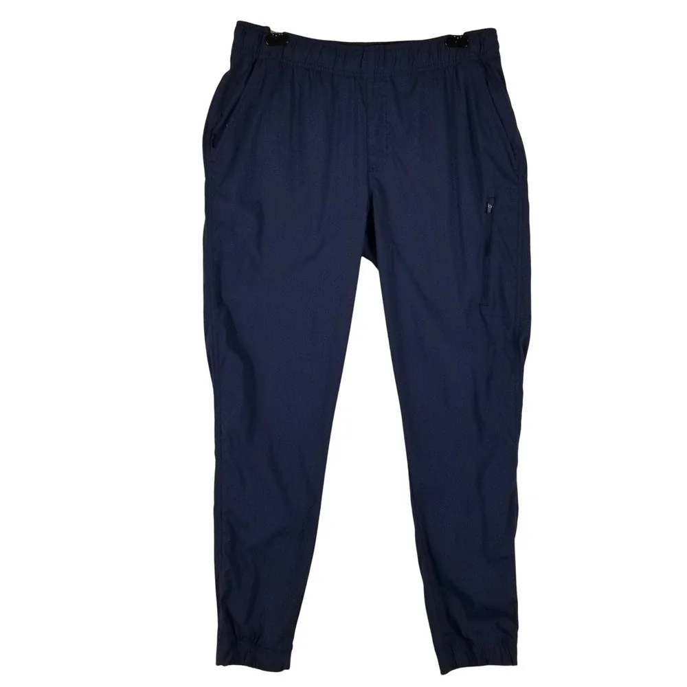Outdoor Research Jogger Pants Men Large Navy Blue Ripstop Nylon Spandex Active - Picture 1 of 9